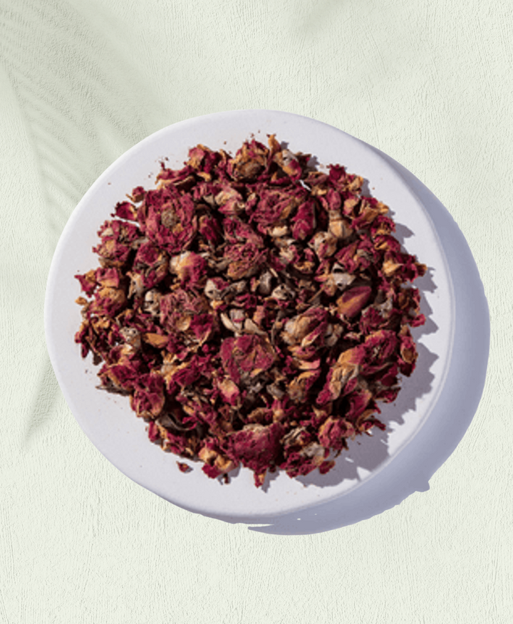 Red Rose Buds and Petals (Dried)