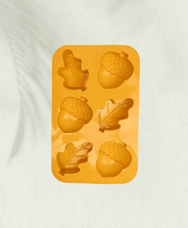 Autumn Leaves & Acorns Silicone Mould